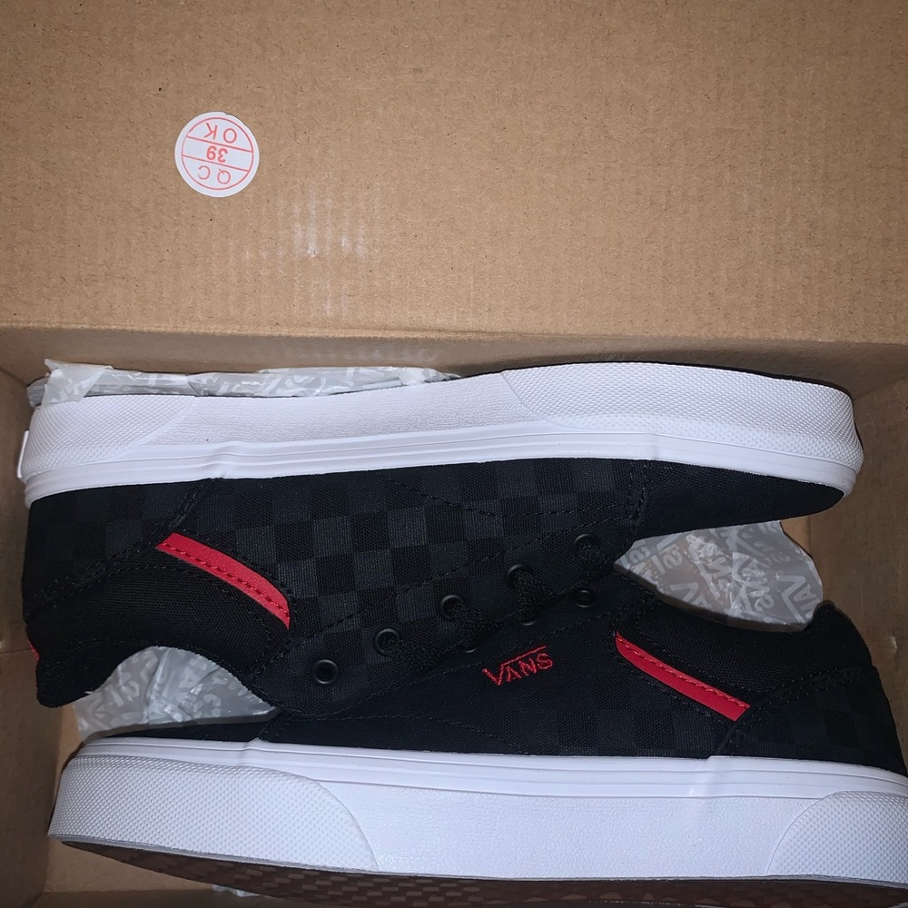 Kids Vans Checkerboard Black/Black